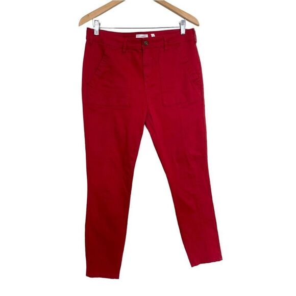 a loves a Pants - a loves a Ankle Cropped Red Pants Size 32